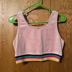 Retro athletic top